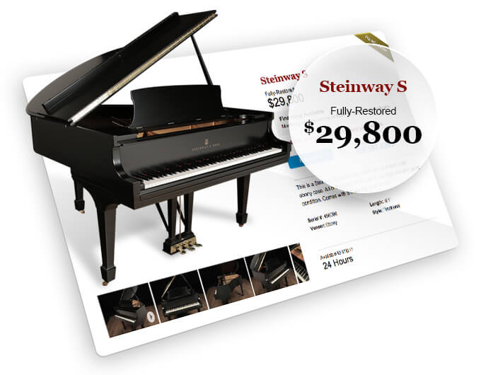 Steinway S Fully-Restored $29,800